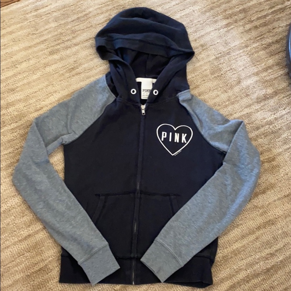 Pink Zip Up Hoodie